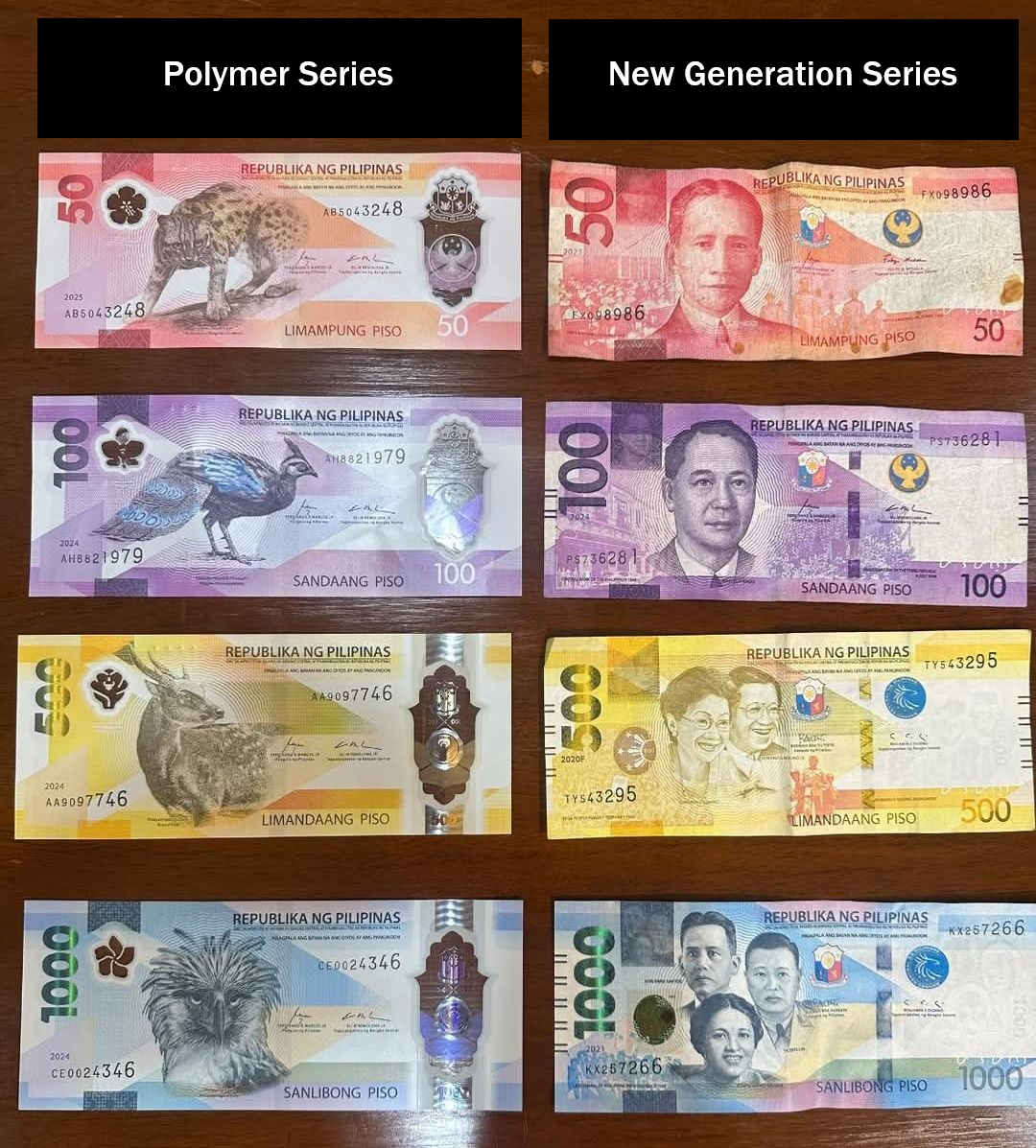 Accepted Philippine Currency